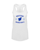Western HS Boys Basketball Curve - Womens Tank Top