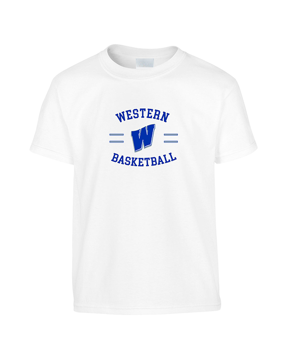 Western HS Boys Basketball Curve - Youth Shirt