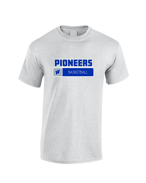 Western HS Boys Basketball Pennant - Cotton T-Shirt