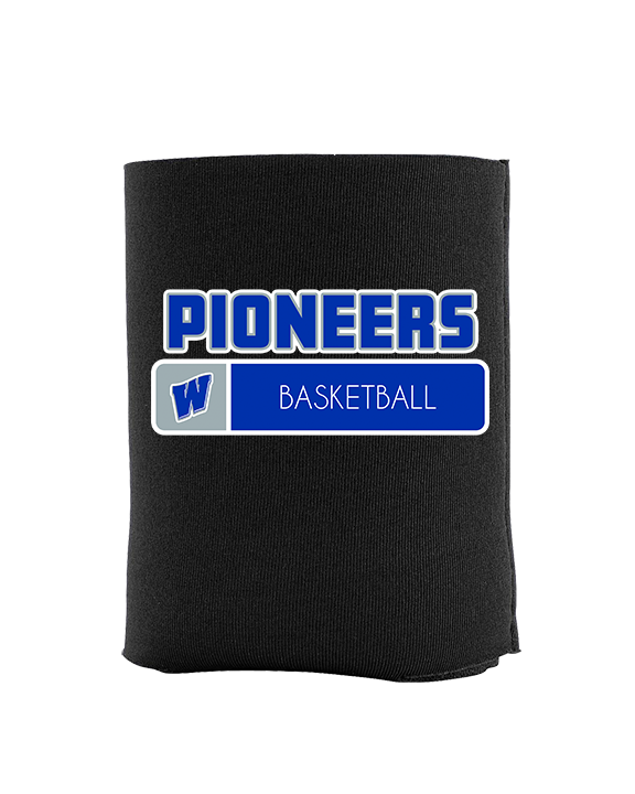 Western HS Boys Basketball Pennant - Koozie