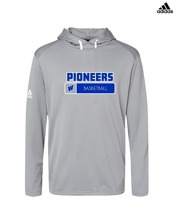 Western HS Boys Basketball Pennant - Mens Adidas Hoodie