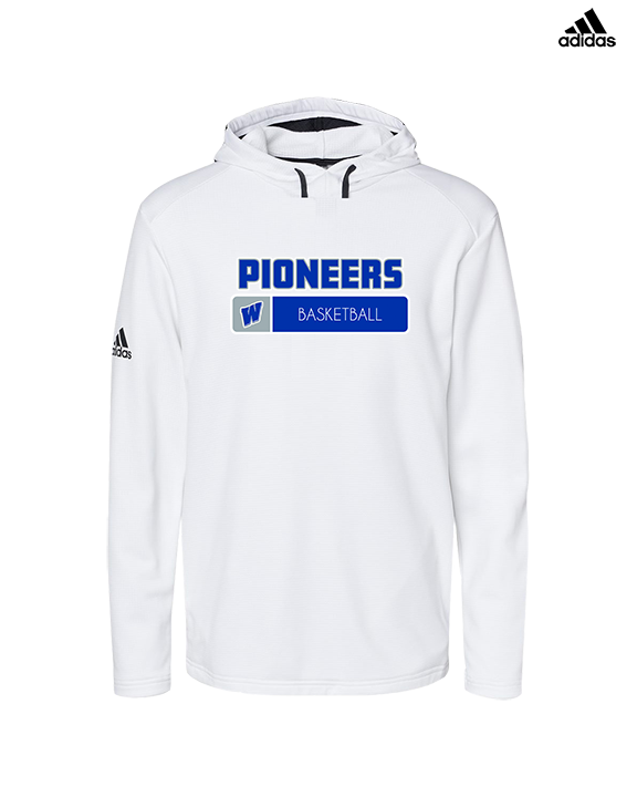 Western HS Boys Basketball Pennant - Mens Adidas Hoodie