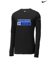 Western HS Boys Basketball Pennant - Mens Nike Longsleeve