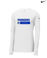 Western HS Boys Basketball Pennant - Mens Nike Longsleeve
