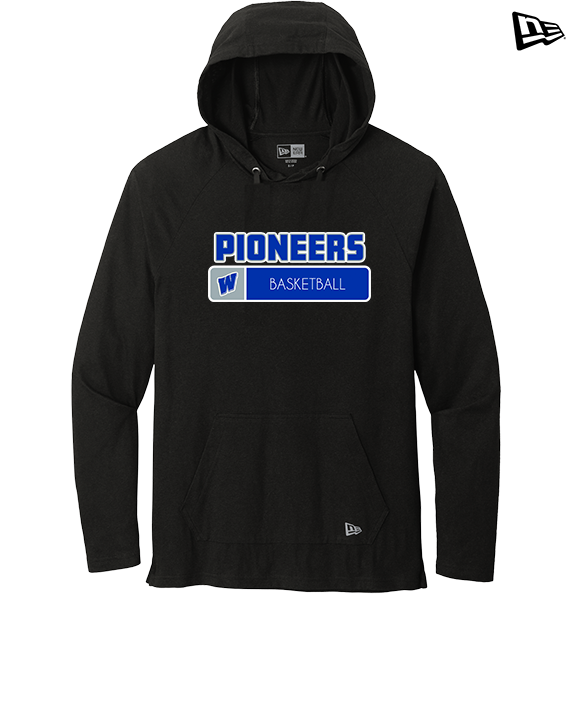 Western HS Boys Basketball Pennant - New Era Tri-Blend Hoodie