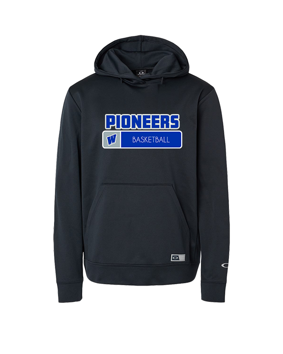 Western HS Boys Basketball Pennant - Oakley Performance Hoodie
