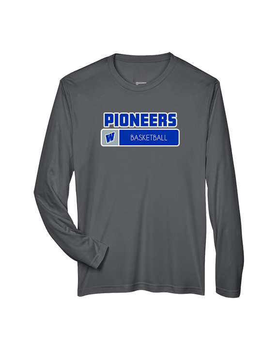 Western HS Boys Basketball Pennant - Performance Longsleeve