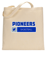 Western HS Boys Basketball Pennant - Tote
