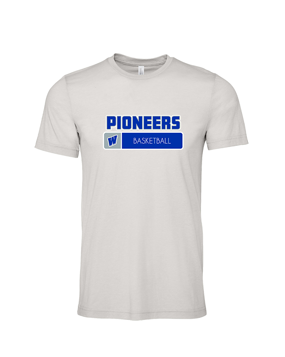Western HS Boys Basketball Pennant - Tri - Blend Shirt