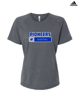 Western HS Boys Basketball Pennant - Womens Adidas Performance Shirt