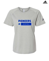 Western HS Boys Basketball Pennant - Womens Adidas Performance Shirt