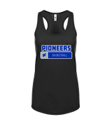 Western HS Boys Basketball Pennant - Womens Tank Top