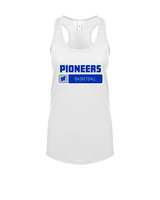 Western HS Boys Basketball Pennant - Womens Tank Top
