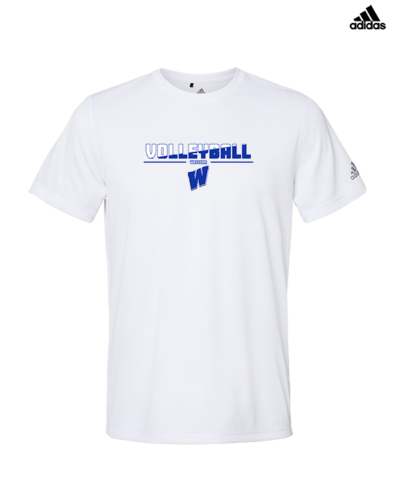 Western HS Boys Volleyball Cut - Mens Adidas Performance Shirt