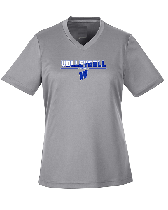 Western HS Boys Volleyball Cut - Womens Performance Shirt