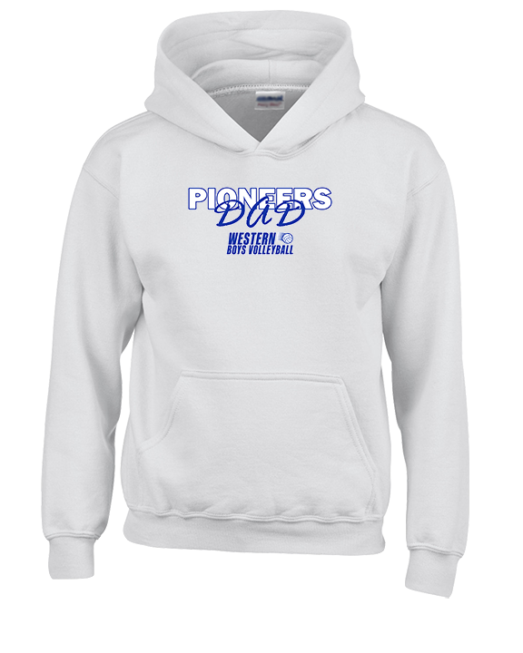 Western HS Boys Volleyball Dad - Youth Hoodie