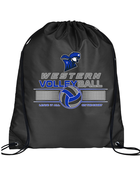 Western HS Boys Volleyball Leave It - Drawstring Bag