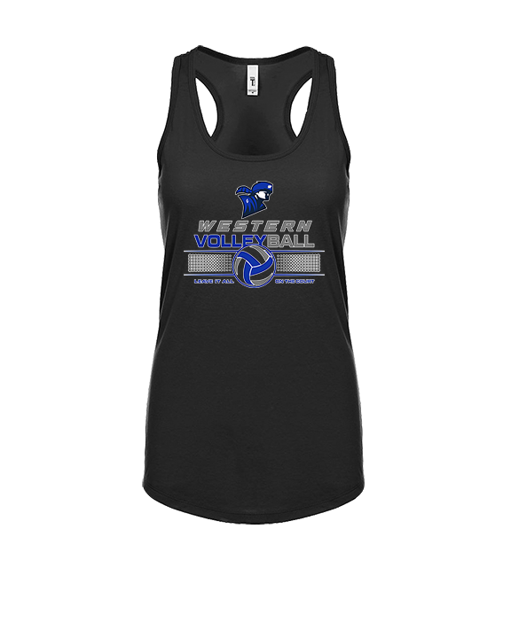 Western HS Boys Volleyball Leave It - Womens Tank Top