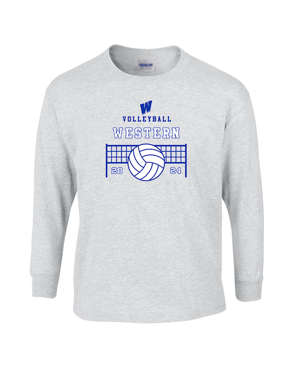 Western HS Boys Volleyball Vball Net - Cotton Longsleeve