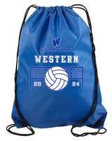 Western HS Boys Volleyball Vball Net - Drawstring Bag