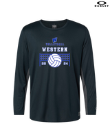 Western HS Boys Volleyball Vball Net - Mens Oakley Longsleeve
