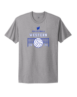 Western HS Boys Volleyball Vball Net - Mens Select Cotton T-Shirt