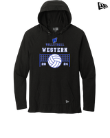 Western HS Boys Volleyball Vball Net - New Era Tri-Blend Hoodie
