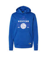Western HS Boys Volleyball Vball Net - Oakley Performance Hoodie