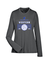 Western HS Boys Volleyball Vball Net - Womens Performance Longsleeve