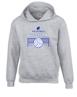 Western HS Boys Volleyball Vball Net - Youth Hoodie
