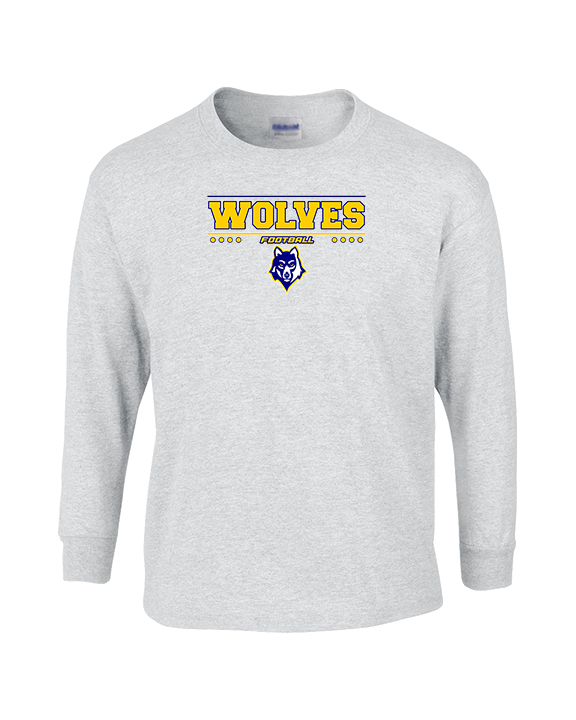 Western Sierra Collegiate Academy Football Border - Cotton Longsleeve