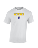 Western Sierra Collegiate Academy Football Border - Cotton T-Shirt