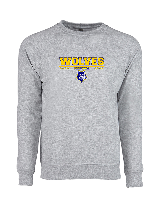 Western Sierra Collegiate Academy Football Border - Crewneck Sweatshirt