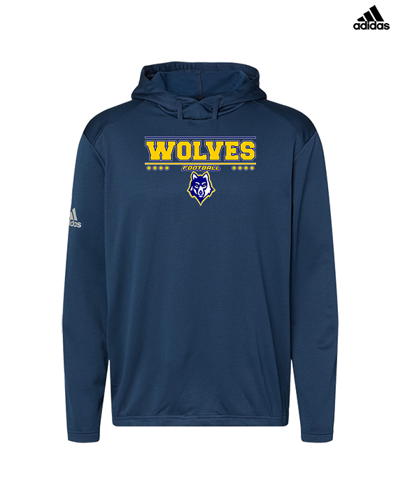 Western Sierra Collegiate Academy Football Border - Mens Adidas Hoodie
