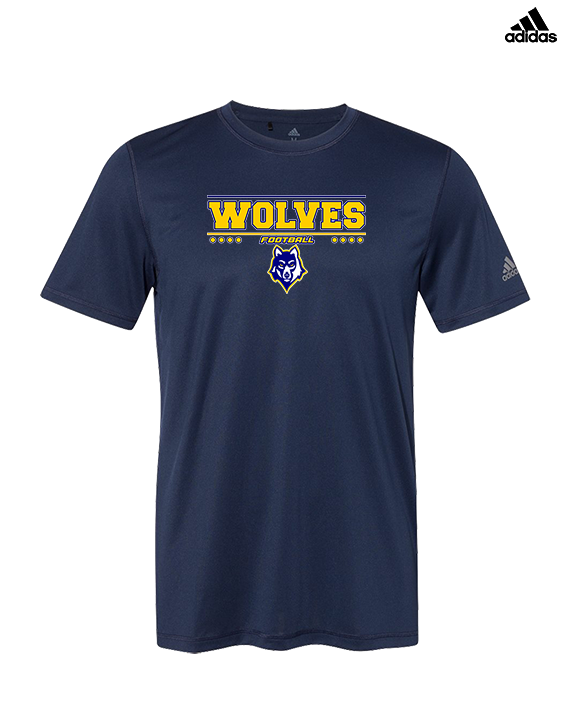 Western Sierra Collegiate Academy Football Border - Mens Adidas Performance Shirt