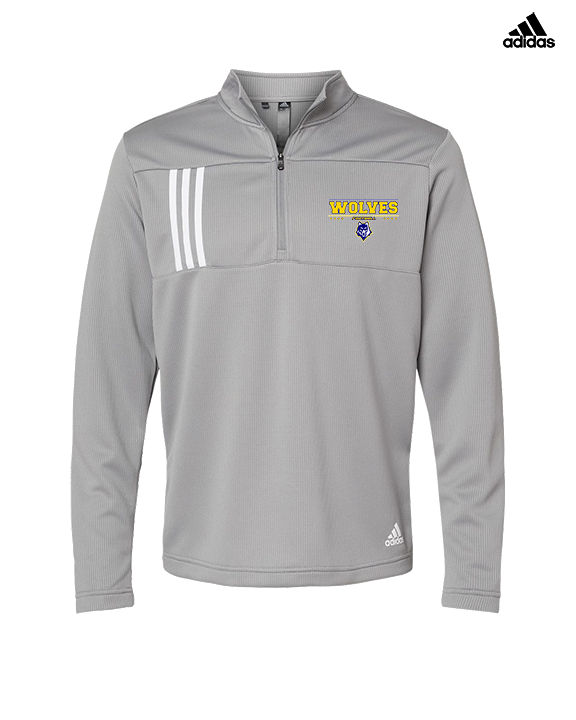 Western Sierra Collegiate Academy Football Border - Mens Adidas Quarter Zip