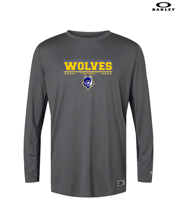 Western Sierra Collegiate Academy Football Border - Mens Oakley Longsleeve