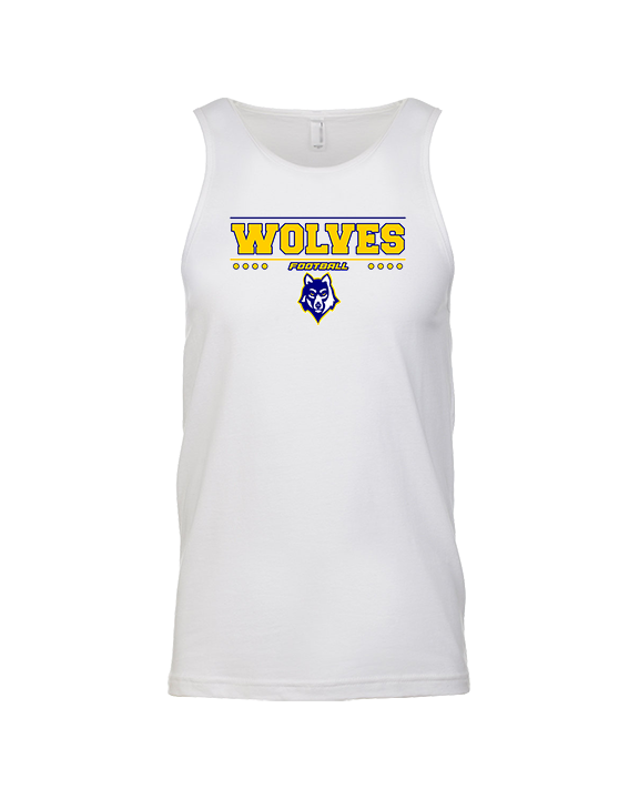 Western Sierra Collegiate Academy Football Border - Tank Top