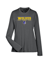 Western Sierra Collegiate Academy Football Border - Womens Performance Longsleeve