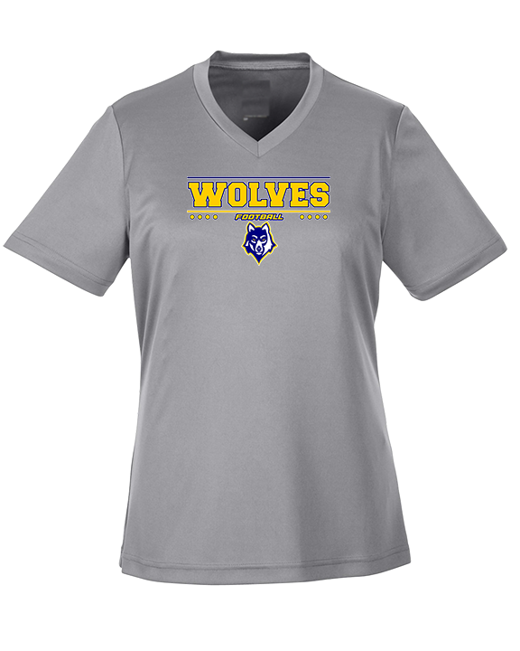 Western Sierra Collegiate Academy Football Border - Womens Performance Shirt