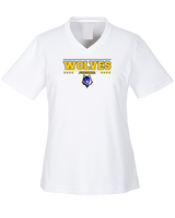 Western Sierra Collegiate Academy Football Border - Womens Performance Shirt