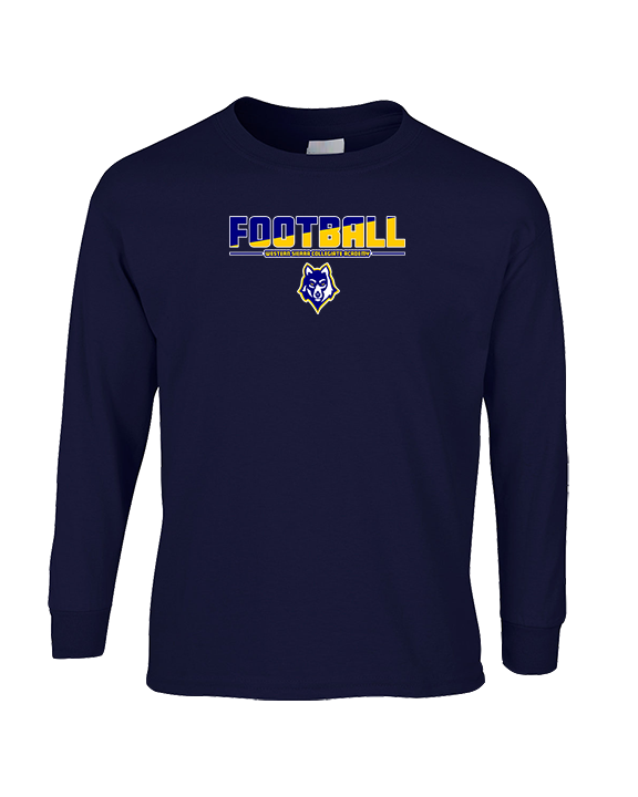 Western Sierra Collegiate Academy Football Cut - Cotton Longsleeve