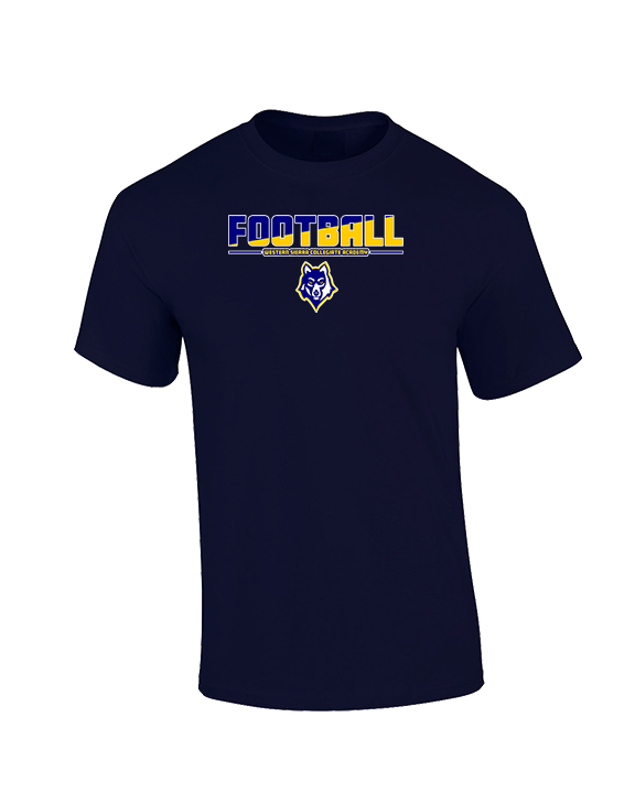 Western Sierra Collegiate Academy Football Cut - Cotton T-Shirt
