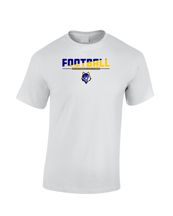 Western Sierra Collegiate Academy Football Cut - Cotton T-Shirt