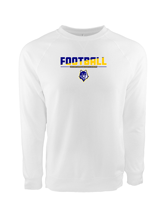 Western Sierra Collegiate Academy Football Cut - Crewneck Sweatshirt