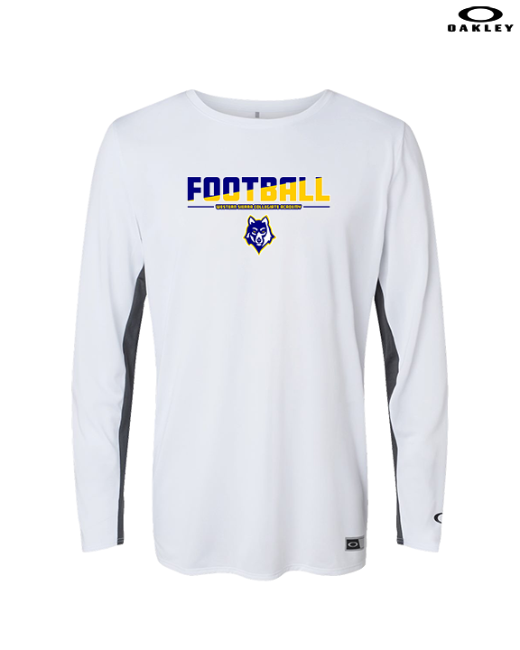 Western Sierra Collegiate Academy Football Cut - Mens Oakley Longsleeve