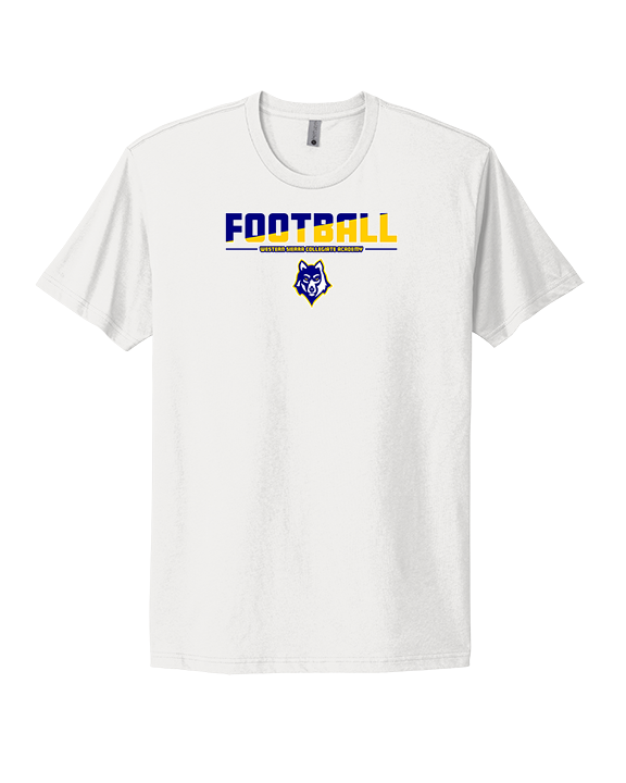 Western Sierra Collegiate Academy Football Cut - Mens Select Cotton T-Shirt
