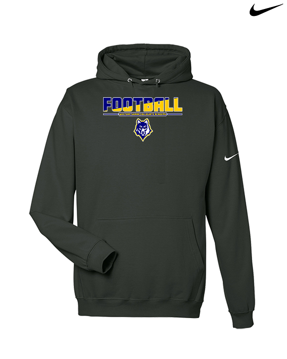 Western Sierra Collegiate Academy Football Cut - Nike Club Fleece Hoodie