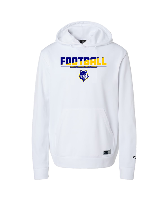 Western Sierra Collegiate Academy Football Cut - Oakley Performance Hoodie