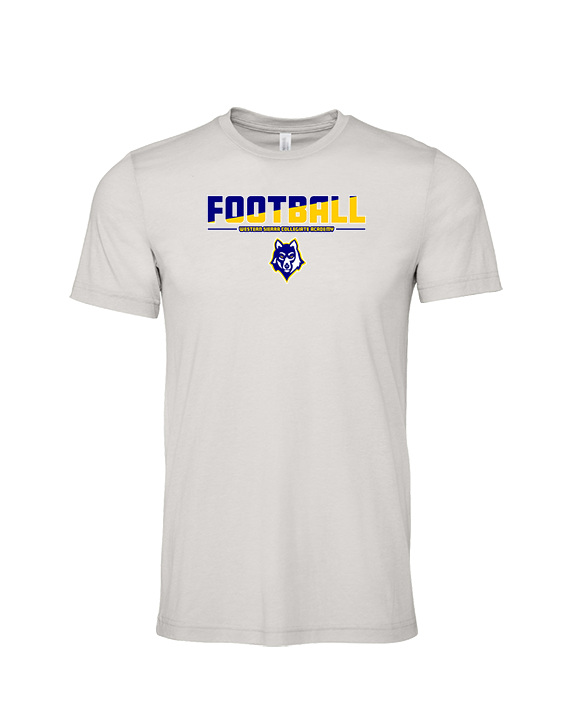 Western Sierra Collegiate Academy Football Cut - Tri-Blend Shirt